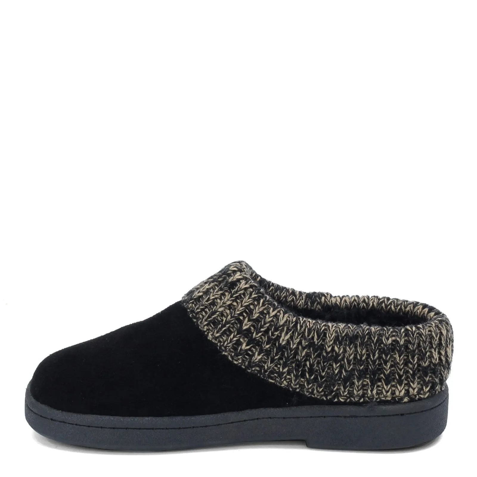 Complete product line Slipper Leather Plush - Collar Fur Slippers Faux Suede Clarks Knitted Womens Wide Clog Lining Budget-friendly