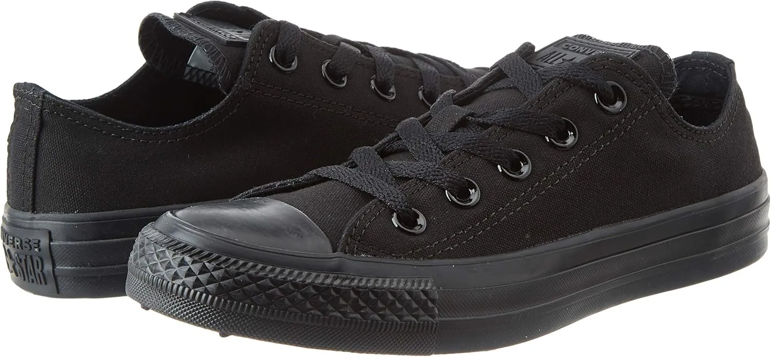 Converse Men's All Star Chuck Taylor Lo Top Oxfords Black Mono