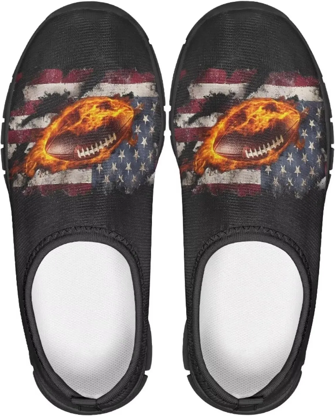 Cool Boys Tennis Shoes Little Kids Slip On Shoes Ball Themed Running Shoes