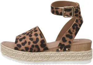 CUSHIONAIRE Women's Espadrille Flatform Open Toe Sandal