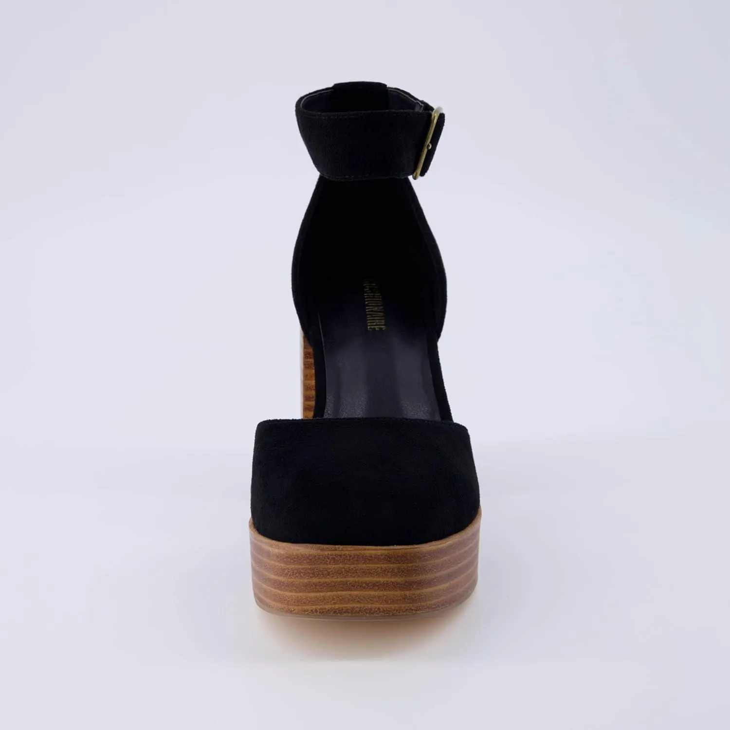 CUSHIONAIRE Women's Tanner Leather stack block heel with Memory Foam Padding, Wide Widths Available