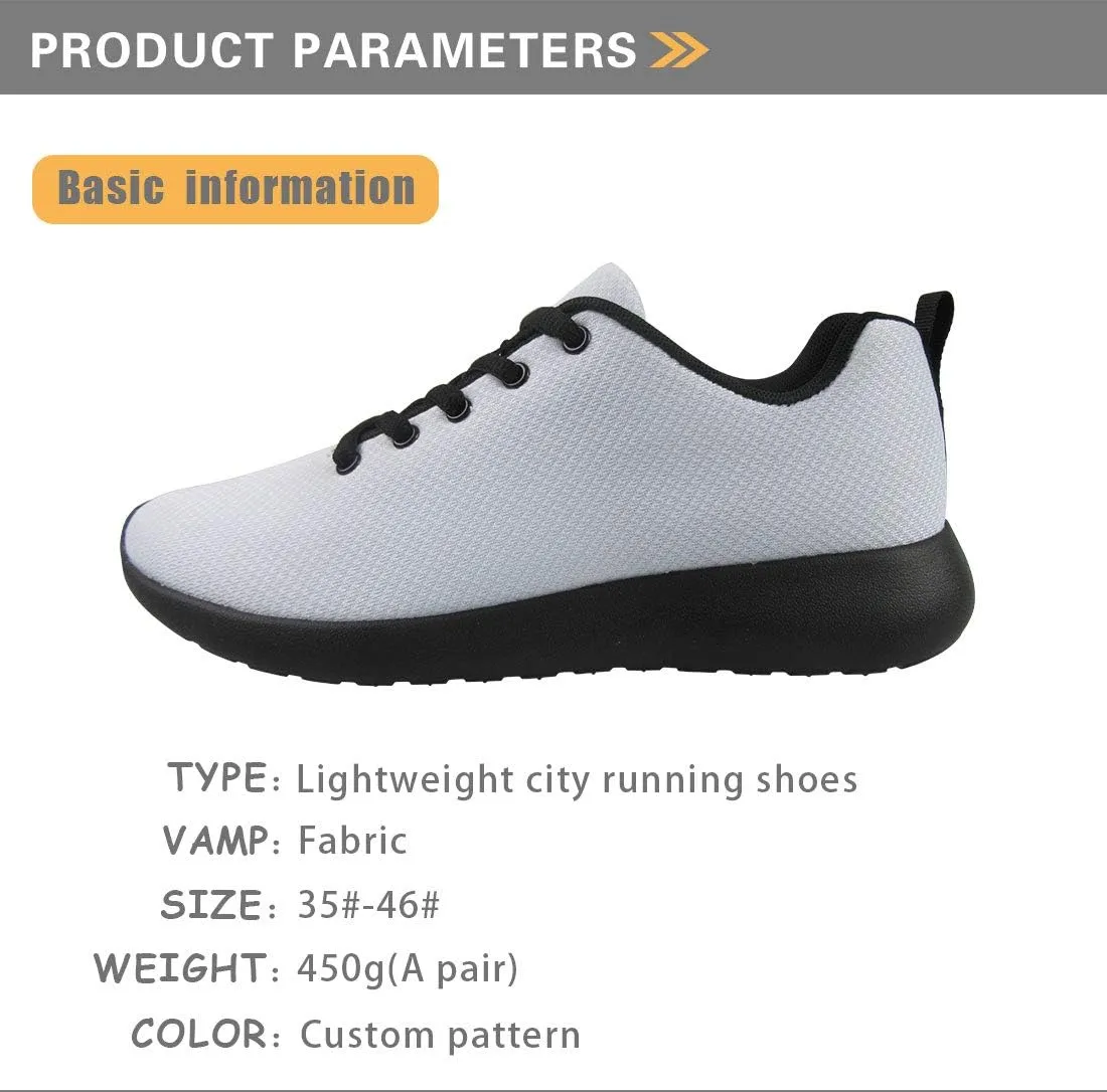 Customized Women Running Shoes for Large Capacity, Breathable Running Shoes Sports Shoes Jogging Shoes for Teen Girls, Fashion Outdoor Sport Assistant, Easy to Wash