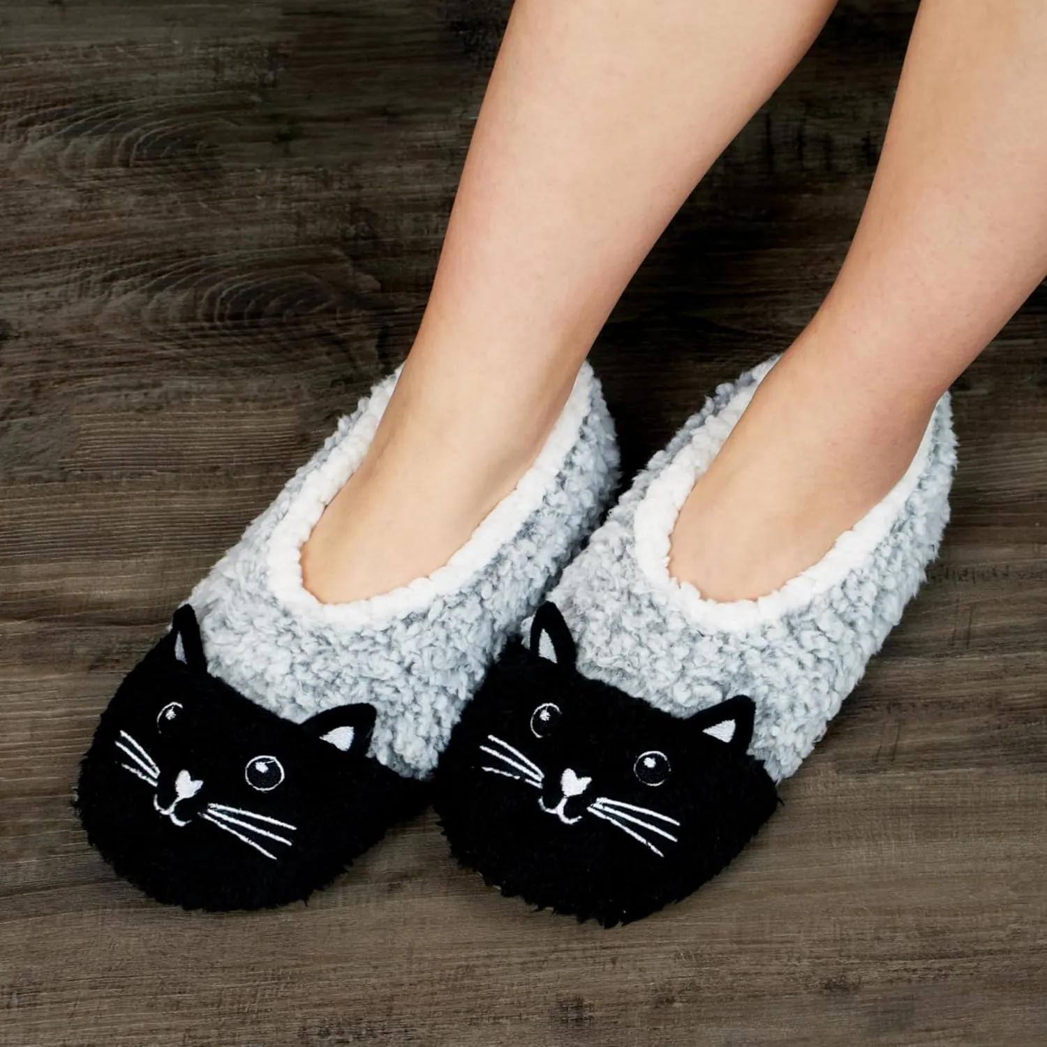 Cute Animal Slippers for Kids Girls Women, Fuzzy House Socks with Soft Anti-Skid Soles - Unique Gifts for Mom and Animal Lovers!
