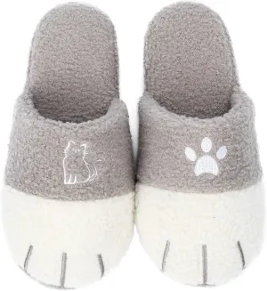 Cute Cat Paw Animal Slippers Anti-Skid Memory Foam House Shoes Warm Fluffy Fuzzy Women Slippers Christmas Halloween Gifts