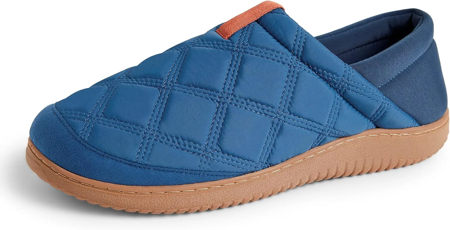 Dearfoams Men's River Nylon Closed Back Indoor/Outdoor Memory Foam Energy Return Slipper