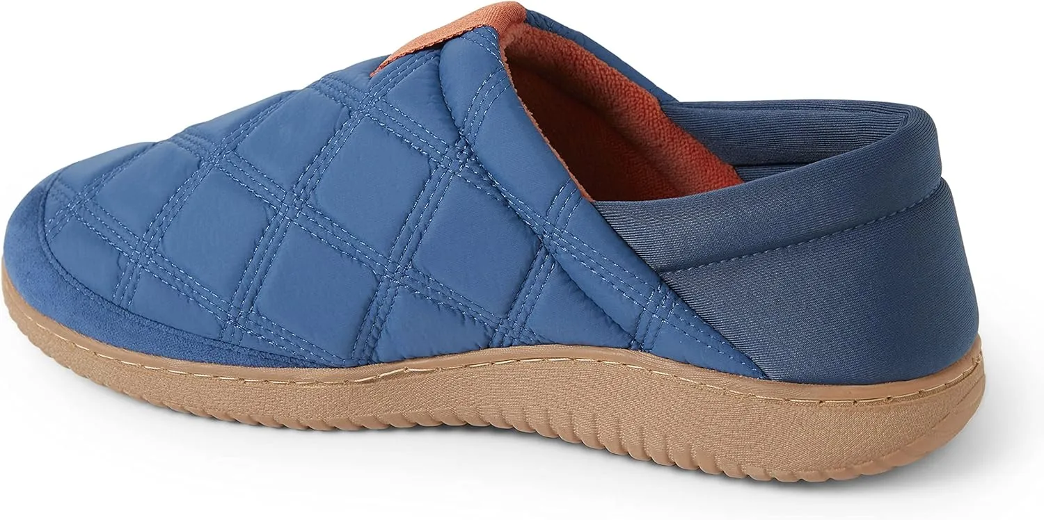 Dearfoams Men's River Nylon Closed Back Indoor/Outdoor Memory Foam Energy Return Slipper