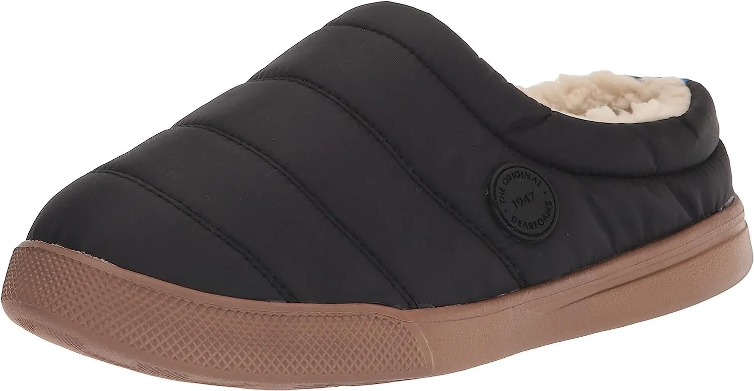 Dearfoams Women's Kendra Sport Lounge Memory Foam Clog Slipper