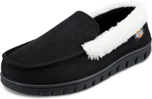 Dickies Men's Closed Back Memory Foam Corduroy Venetian Slipper-Indoor/Outdoor Sole, Machine Washable