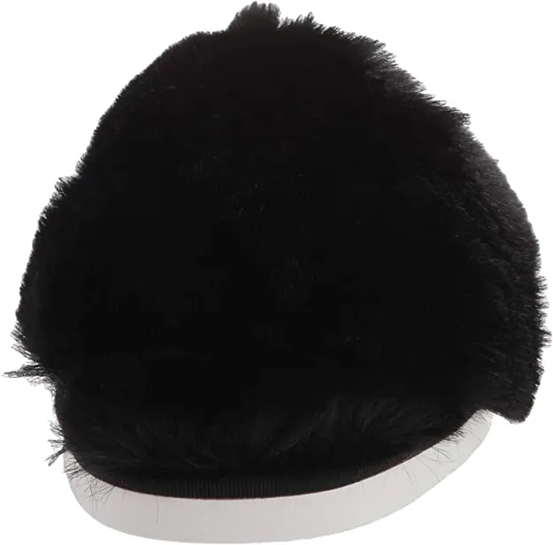 Dolce Vita womens Fashion Slipper, Black Faux Fur, 6 US