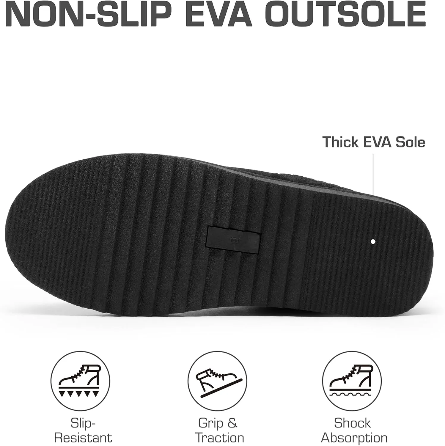 DREAM PAIRS Men's Fuzzy Cozy Slippers Genuine Suede Indoor Outdoor Home Comfy Winter Slip On Cute Warm Memory Foam Furry Shoes FuzzyEasy