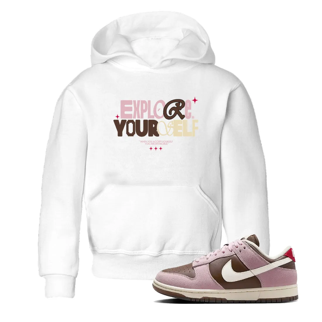 Dunk Wow Flexible And Cacao Kids SNRT - Personalized service Foam Explore Sneaker Pink Tees Yourself