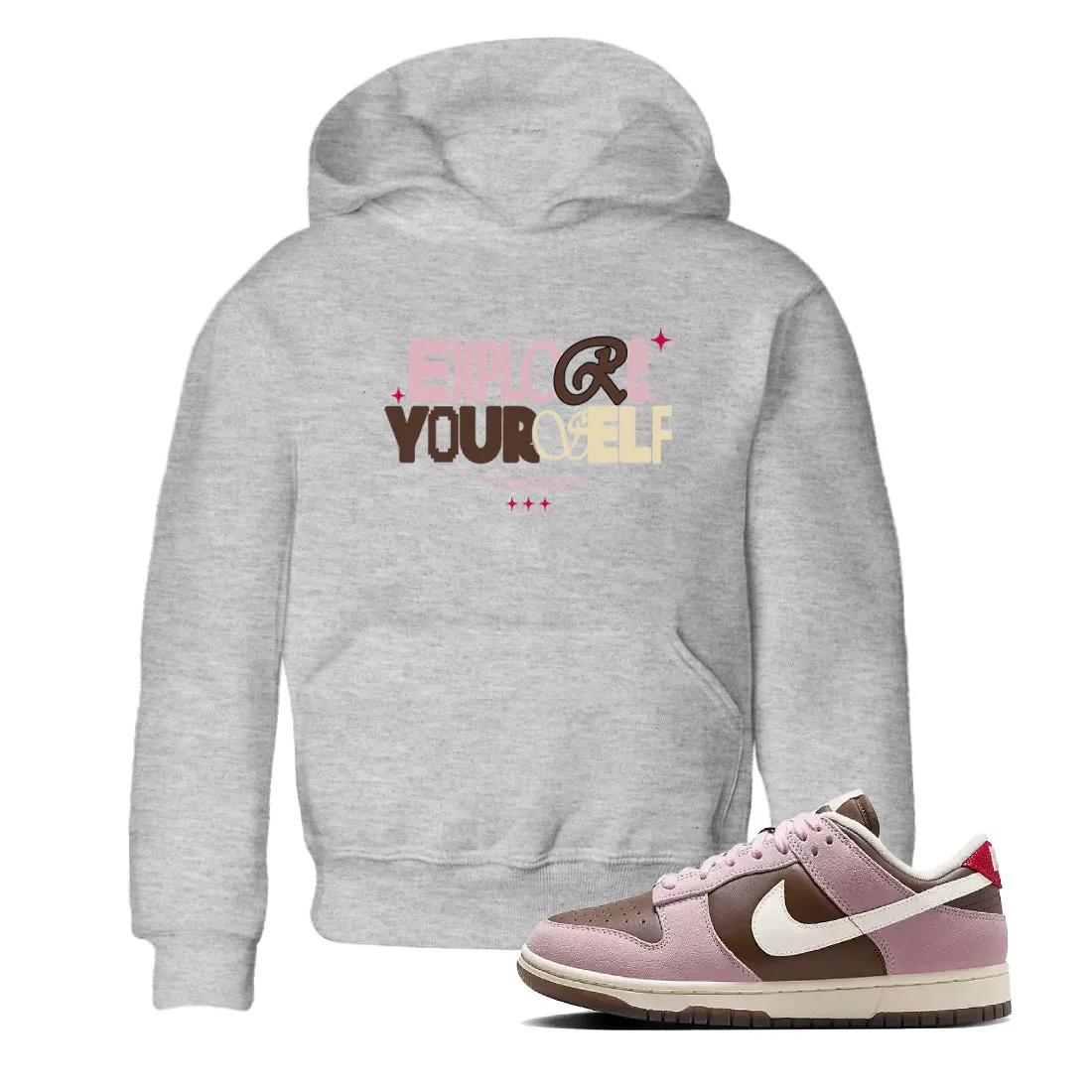 Dunk Wow Flexible And Cacao Kids SNRT - Personalized service Foam Explore Sneaker Pink Tees Yourself