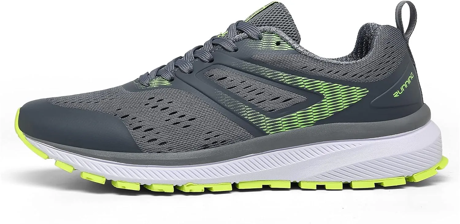 DUORO Mens Walking Shoes Lightweight Breathable Athletic Running Shoes Comfortable Sneakers Trail Running Shoes for Men