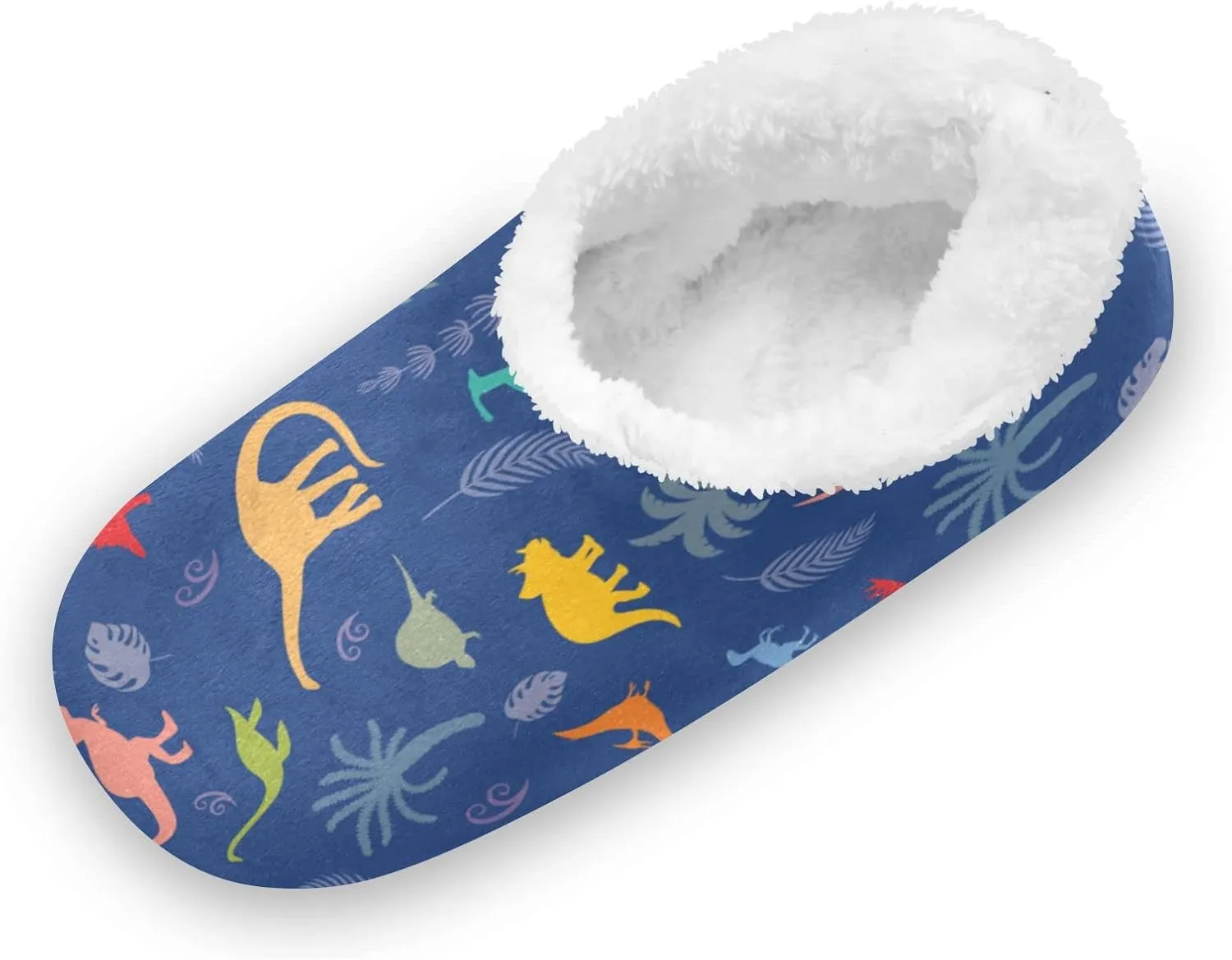 Dussdil Kid's Boy's Girl's Winter Slippers Spa Travel House Slipper Shoes Warm Soft Memory Foam Slipper Non Slip for Guest Home Living Room Bedroom Slippers