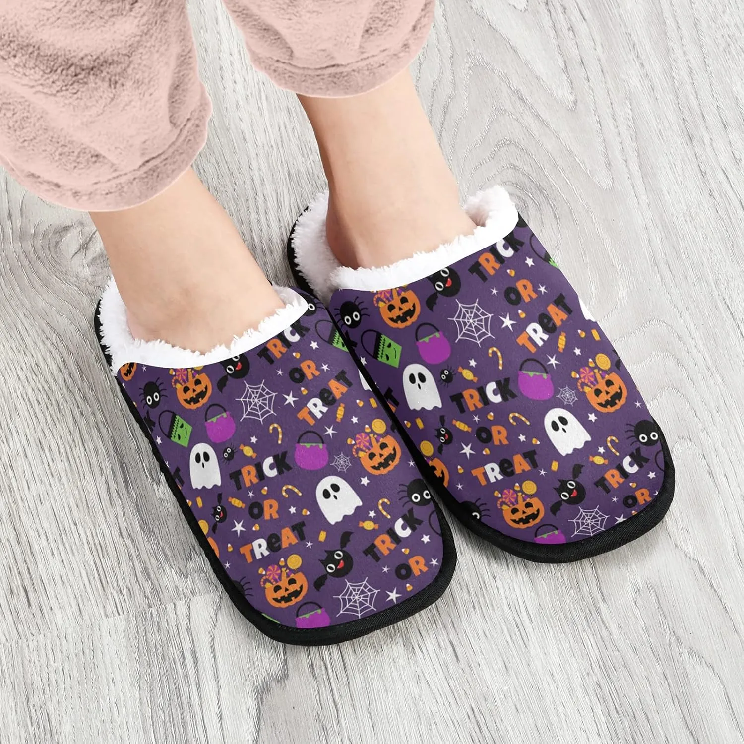 Dussdil Winter Spa Slippers Home House Slippers for Women Men Travel Slipper Soft Memory Foam Slipper Non Slip for Hotel Bedroom Shoes Slippers