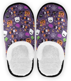 Dussdil Winter Spa Slippers Home House Slippers for Women Men Travel Slipper Soft Memory Foam Slipper Non Slip for Hotel Bedroom Shoes Slippers