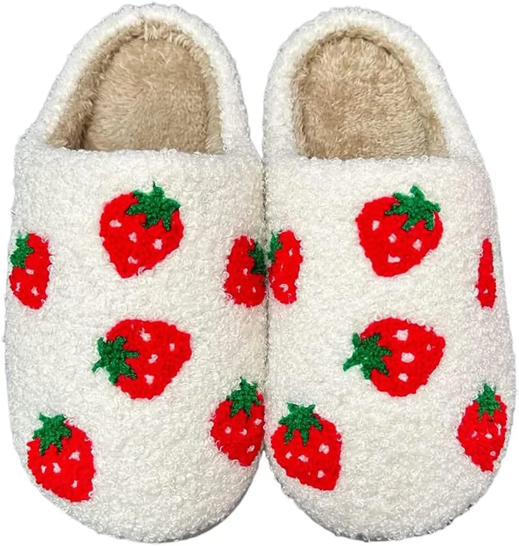 Evil Eyes Slippers For Women Strawberry Slippers Memory Foam Cowboy Cowgirl Hat And Boot Slippers Slip On House Shoes