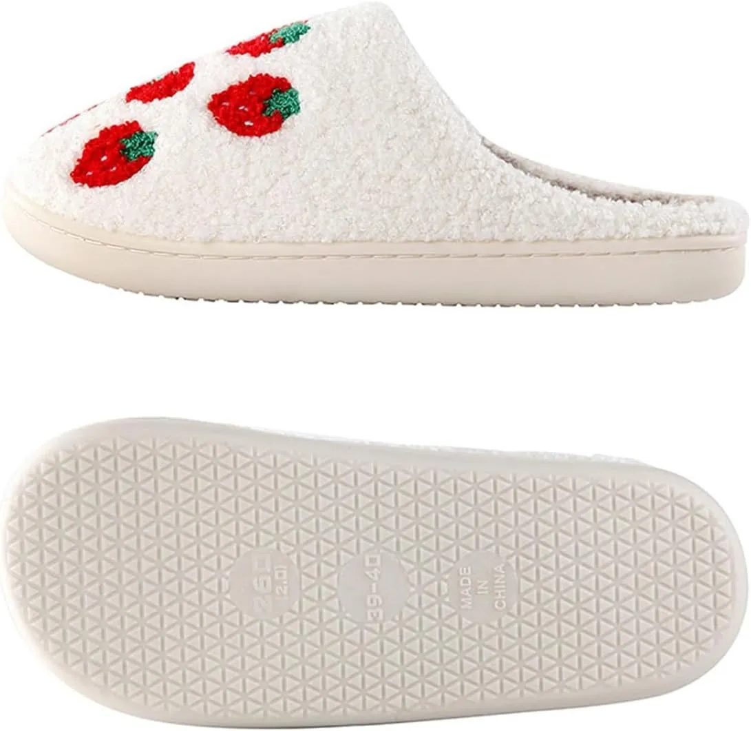 Evil Eyes Slippers For Women Strawberry Slippers Memory Foam Cowboy Cowgirl Hat And Boot Slippers Slip On House Shoes