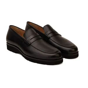 Extralight Black Penny Loafer Slipons