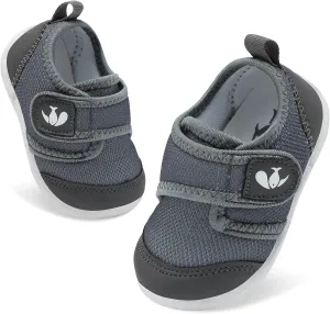 FEETCITY Baby First Walking Shoes Boys Girls Infant Sneakers Crib Shoes Breathable Lightweight Slip On Shoes