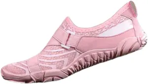 Fitness Shoes for Women Slip-On Non-Slip Training Shoes with Cushion Gel and Torsion System Breathable Mesh for Gym HIIT Yoga Indoor Outdoor Workouts