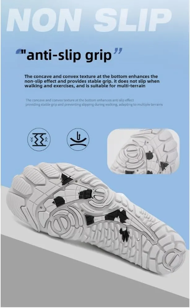 Fitness Shoes for Women Slip-On Non-Slip Training Shoes with Cushion Gel and Torsion System Breathable Mesh for Gym HIIT Yoga Indoor Outdoor Workouts