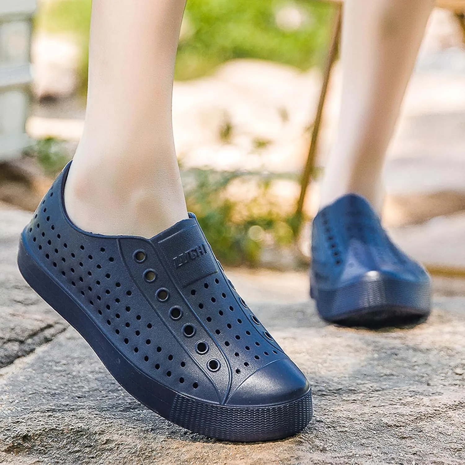 FLIOZY Waterproof Garden Clogs for Men and Women - Lightweight Breathable EVA Slip-On Shoes - Comfortable Non-Slip Casual Footwear for Outdoor, Beach, Everyday Wear