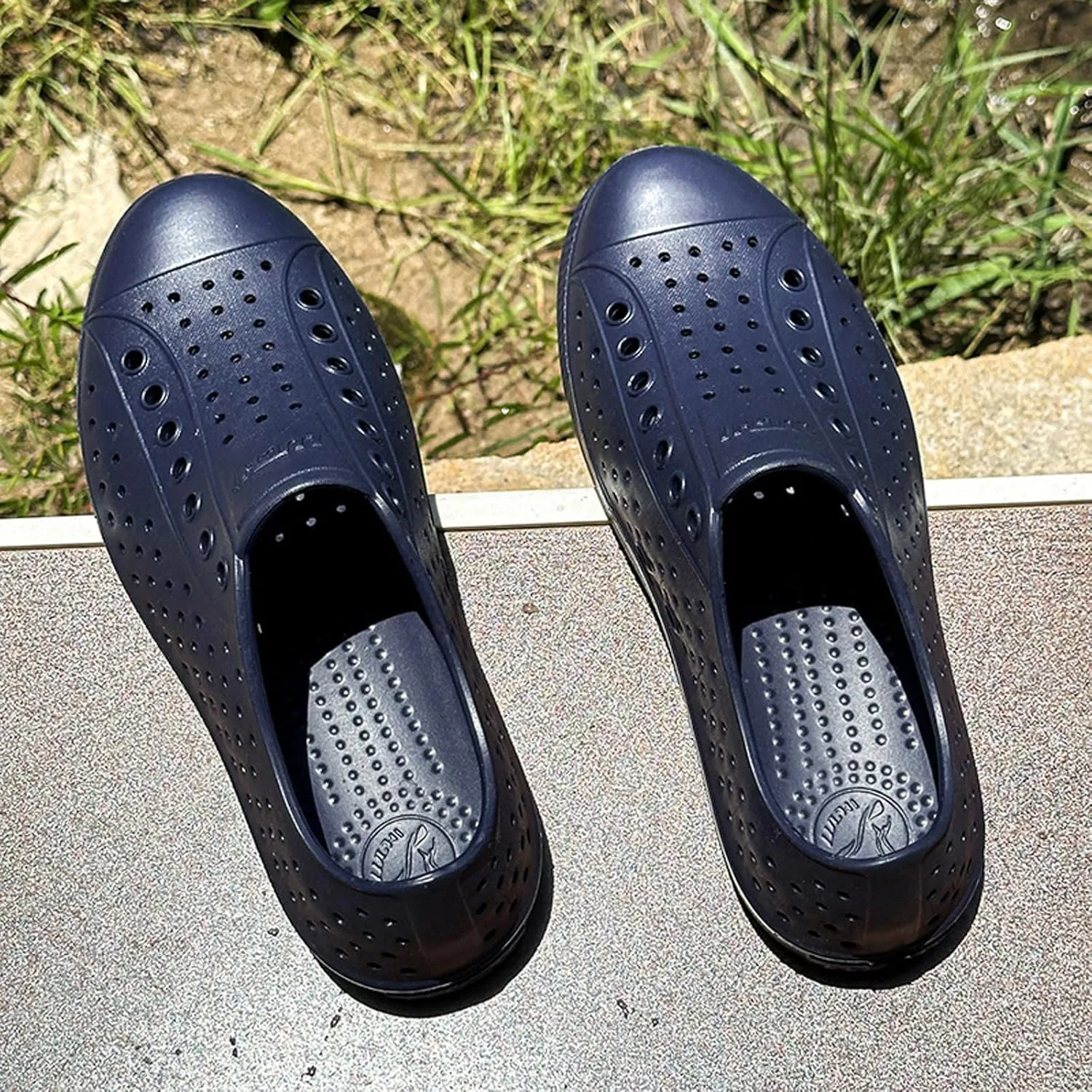 FLIOZY Waterproof Garden Clogs for Men and Women - Lightweight Breathable EVA Slip-On Shoes - Comfortable Non-Slip Casual Footwear for Outdoor, Beach, Everyday Wear