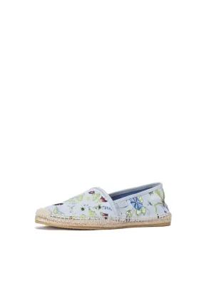 Flora Knight Print Canvas Espadrille