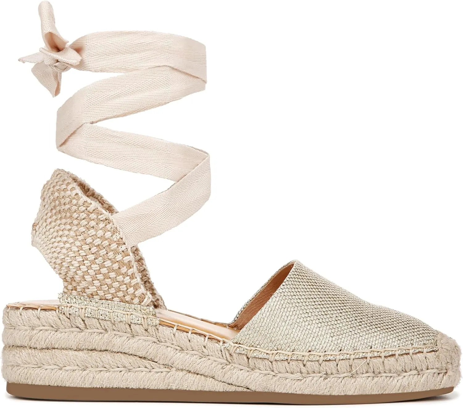 Franco Sarto Women's Britney Ankle Strap Wedge Espadrilles Sandal