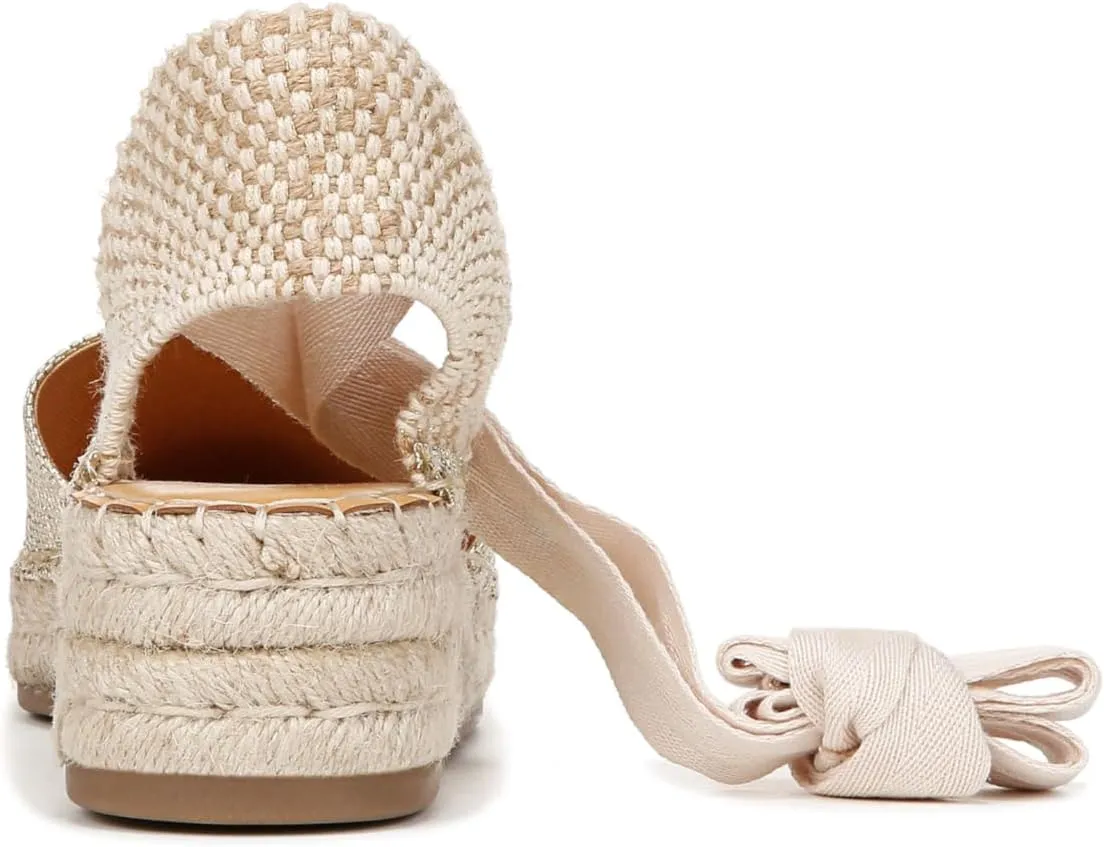 Franco Sarto Women's Britney Ankle Strap Wedge Espadrilles Sandal