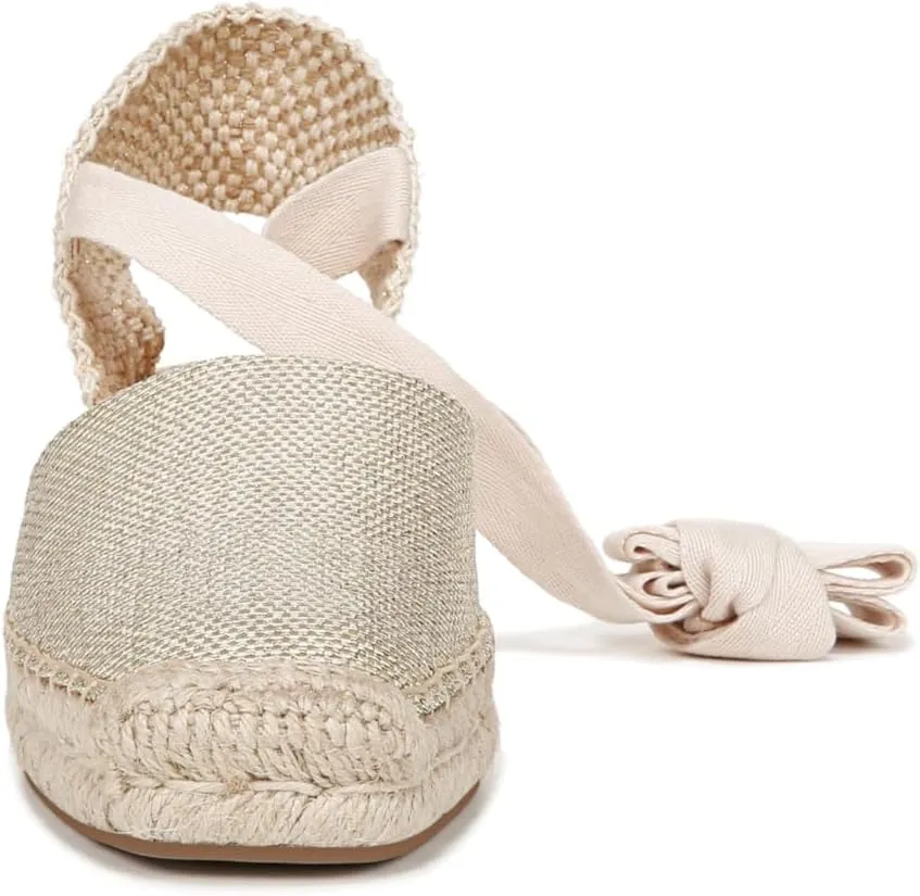 Franco Sarto Women's Britney Ankle Strap Wedge Espadrilles Sandal