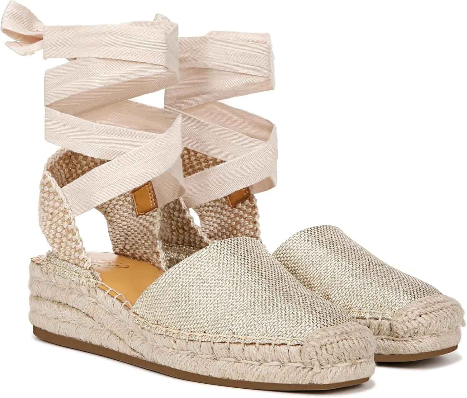 Franco Sarto Women's Britney Ankle Strap Wedge Espadrilles Sandal