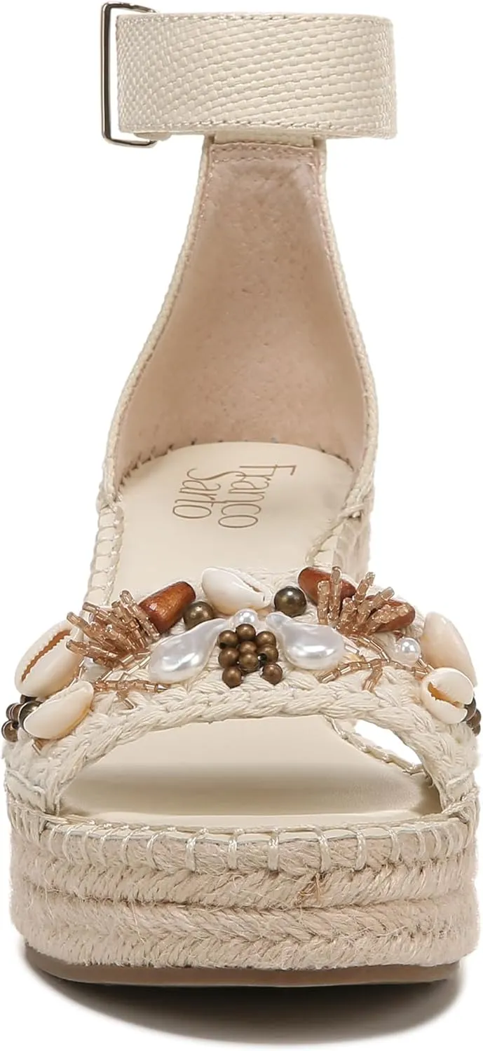 Franco Sarto Women's Classic Espadrille Wedge Sandal
