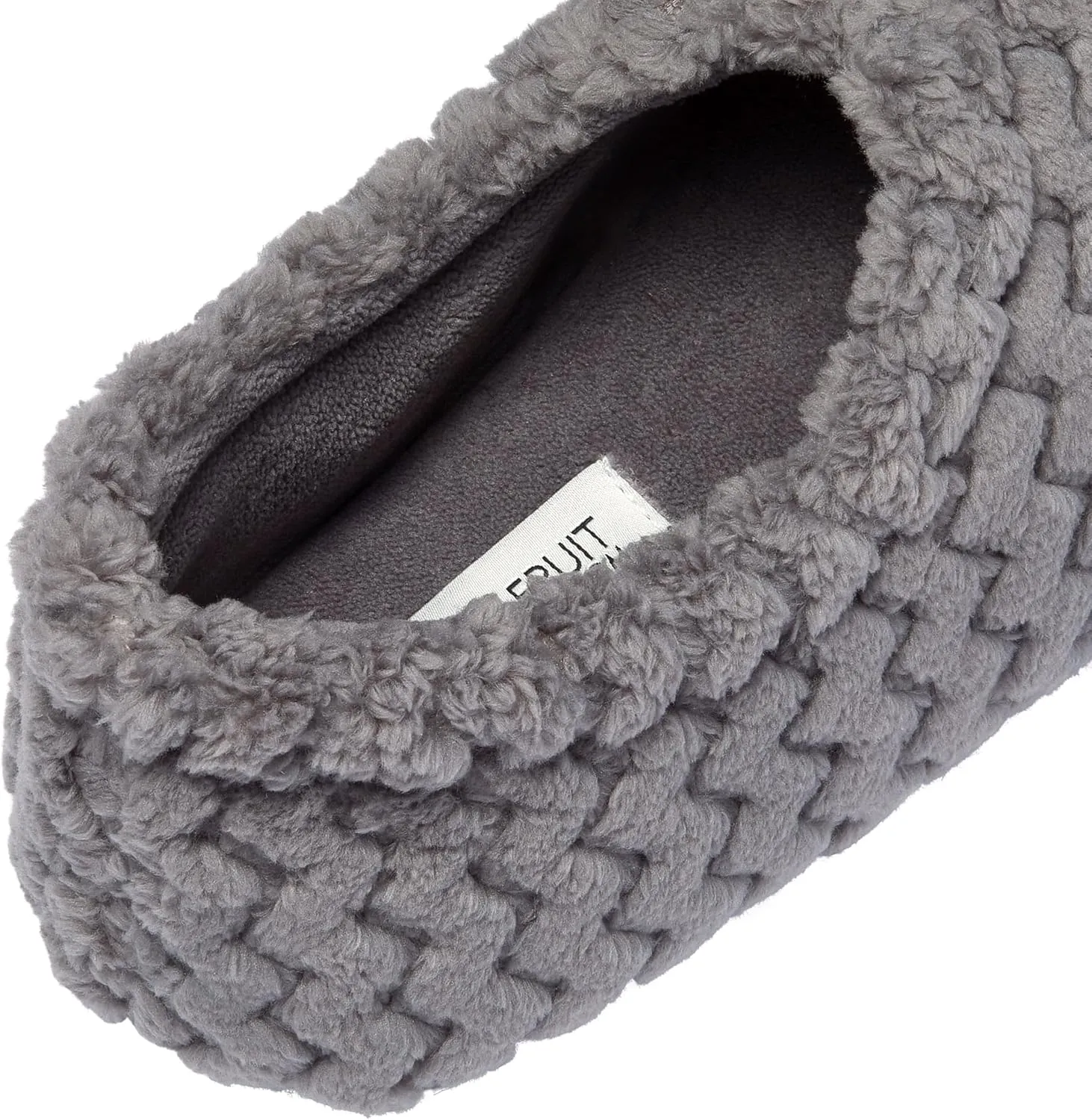 Fruit of the Loom House Slippers For Women, Memory Foam Insole, Indoor Outdoor, Comfy, Chevron