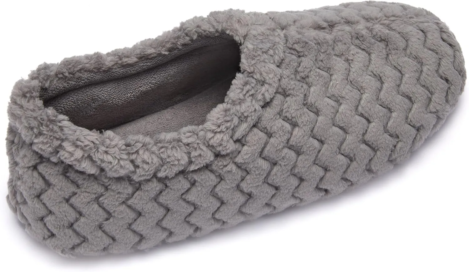 Fruit of the Loom House Slippers For Women, Memory Foam Insole, Indoor Outdoor, Comfy, Chevron