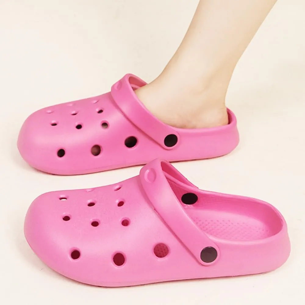 Garden Clogs for Women and Men, Slip On Mules Sandals Comfy Slippers Outside Home Casual Wear Non-Slip Air Cushion Thick Bottom Slides Shoes