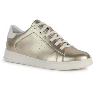 Geox Women's D Jaysen B Sneakers in Light Gold/Optic White