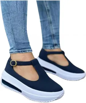 Gibobby Espadrille Wedges Flat,Pumps Women Ankle Flock Wedges High Ankle Outdoor Sandals Round Toe Casual Shoes
