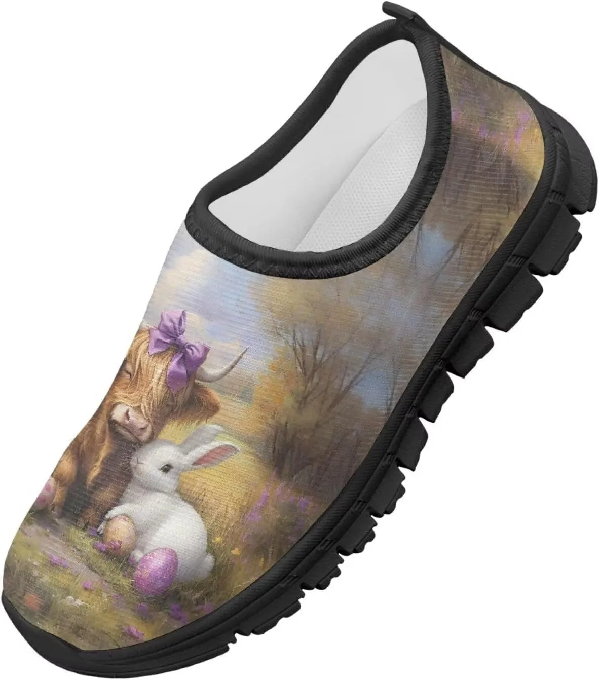 Girls Slip On Shoes Tennis Running Shoes Boys Lightweight Breathable Sneakers for Kids