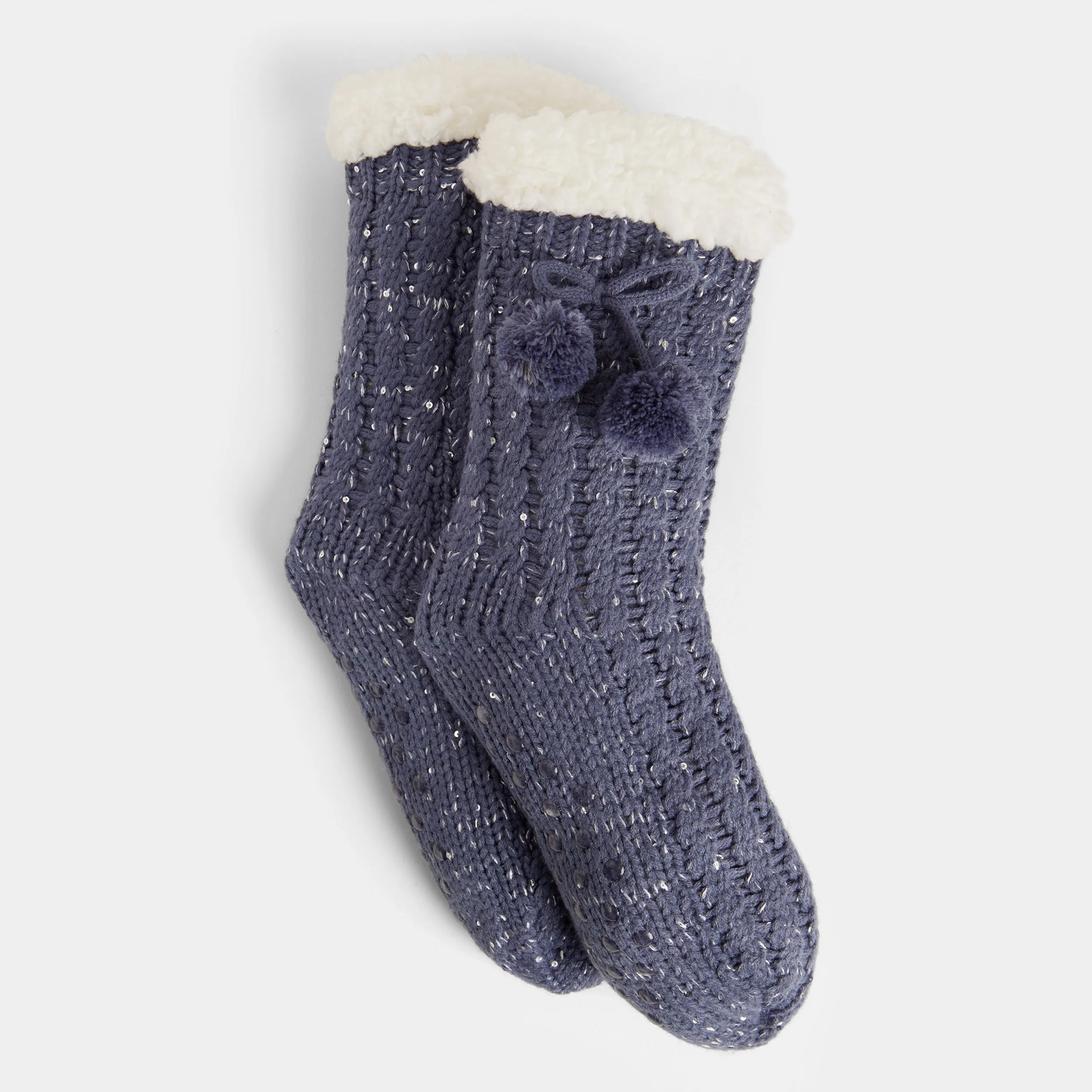 Glitzy Slipper Socks