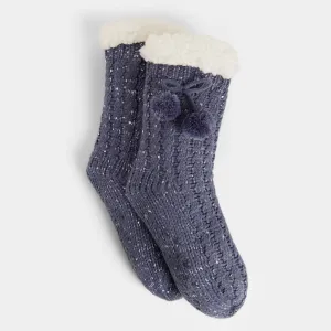 Glitzy Slipper Socks