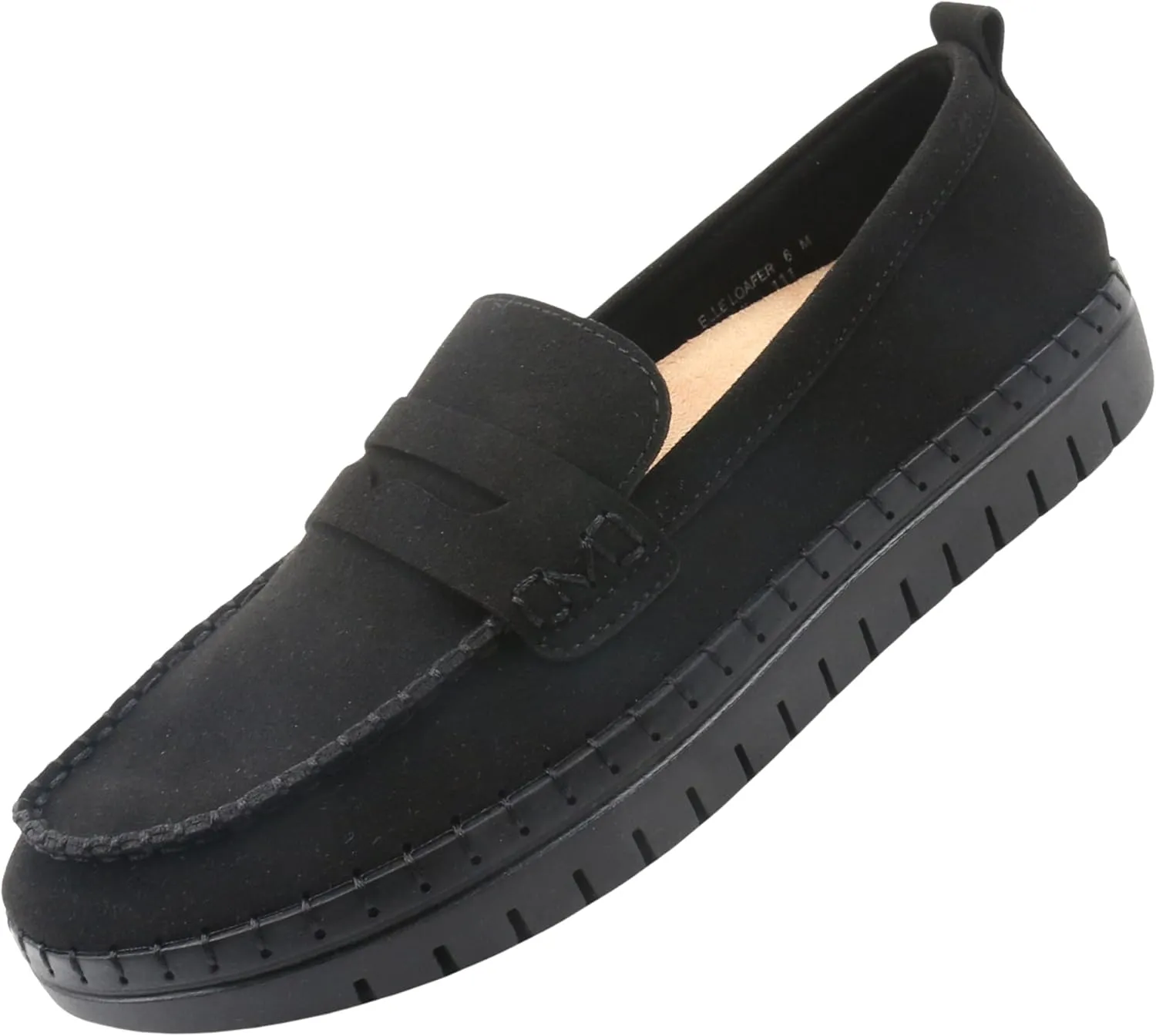 Glolily Elle Loafer Women's Comfort Sneaker - Orthotic Lightweight & Flexible Walking Shoes with Arch Support, Comfortable Casual Fashion Shoes for Women