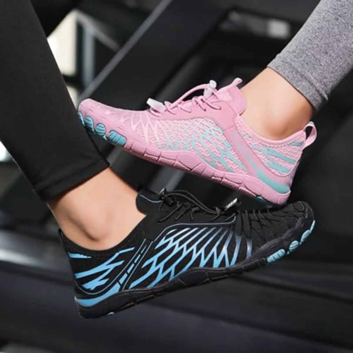 Grounded Barefoot Footwear for Women Men, Hiking Barefoot Wide Toe Box Wide Width Slip On Water Shoes