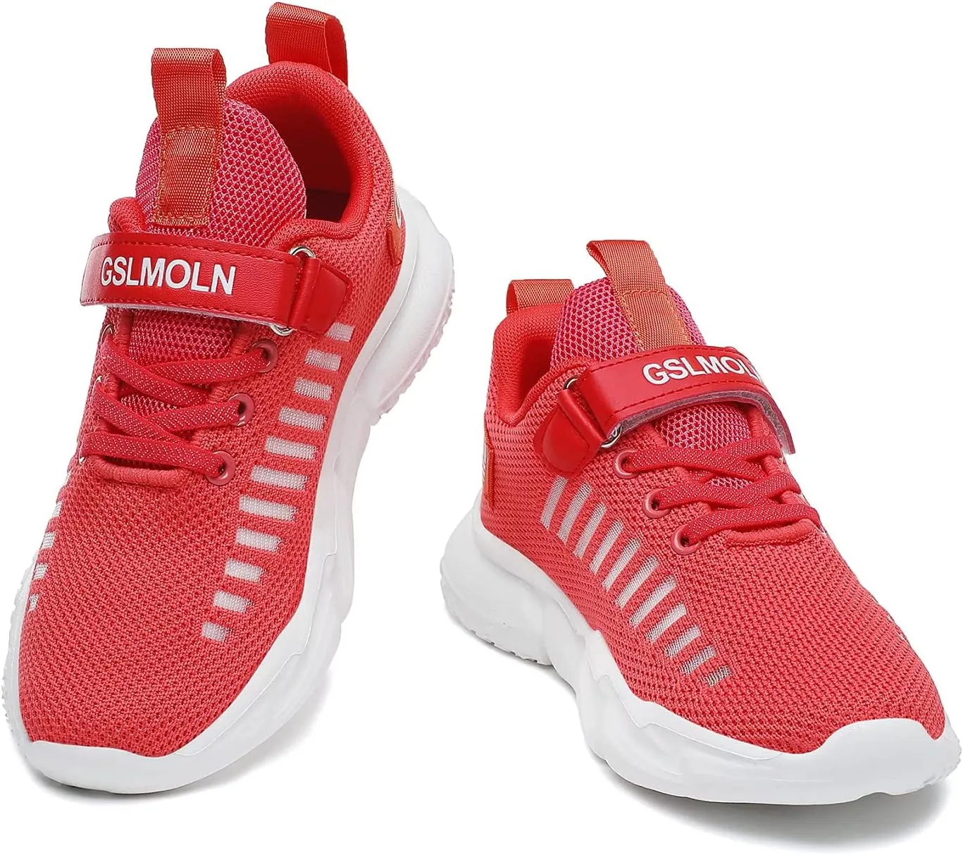 GSLMOLN Boys Girls Tennis Breathable Slip on Shoes School Casual Walking/Running Sports Kids Sneakers