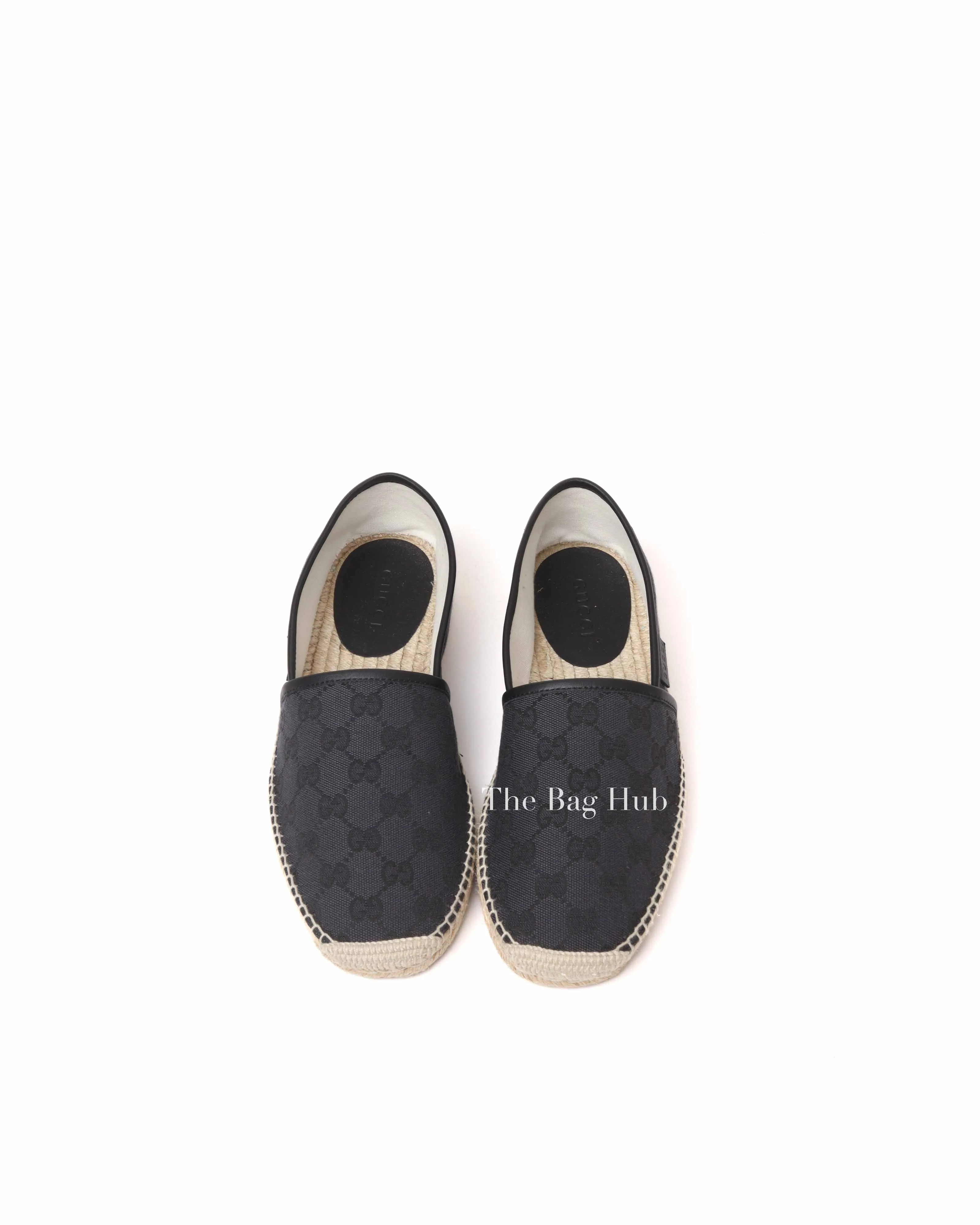 Gucci Black Canvas GG Supreme Men's Espadrille Size 40(EU)