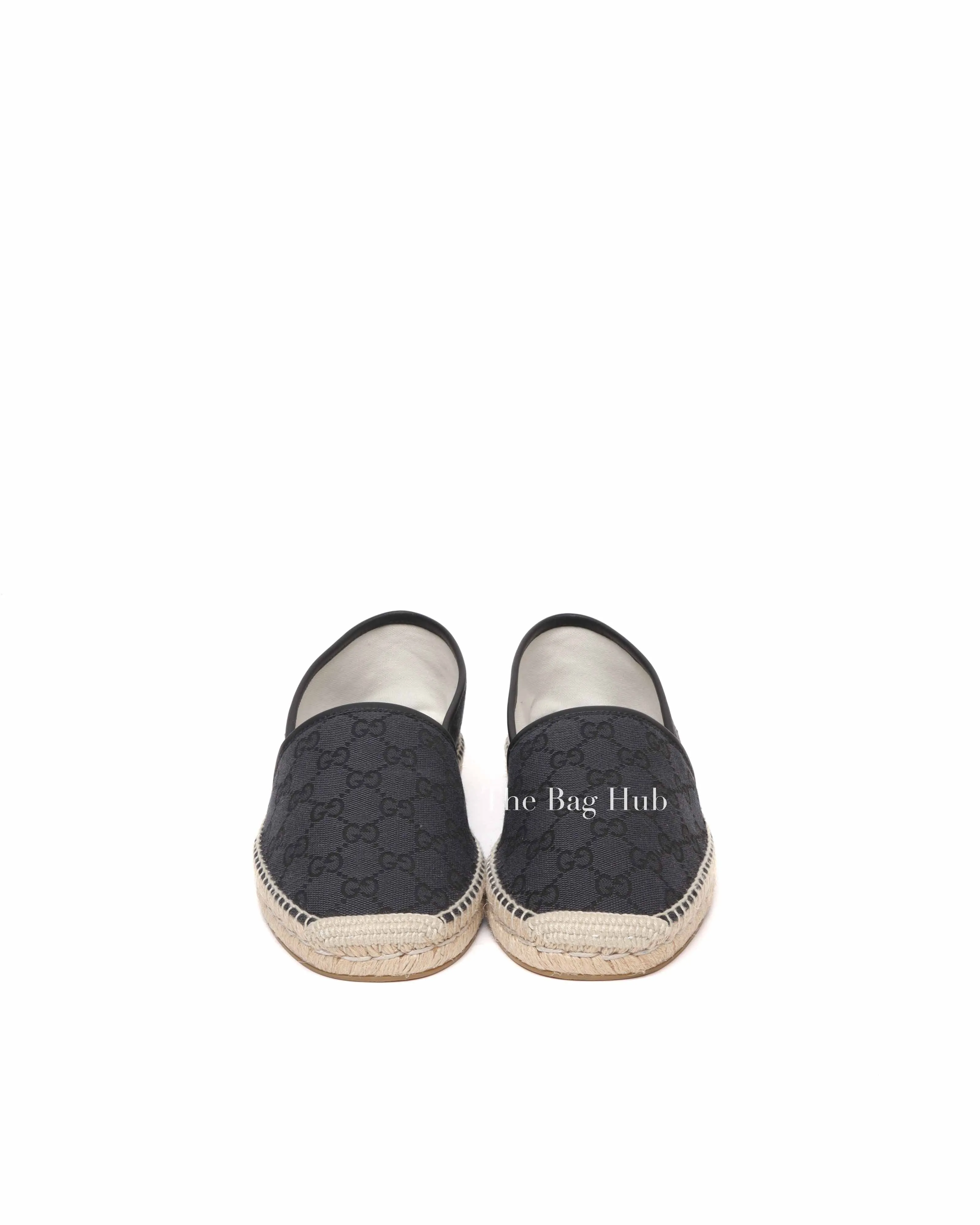 Gucci Black Canvas GG Supreme Men's Espadrille Size 40(EU)