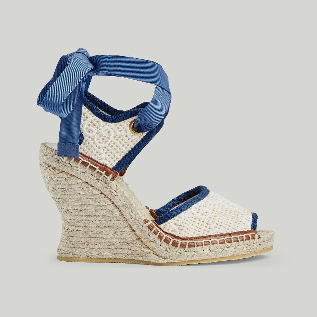 Gucci GG Heeled Espadrille Sandals