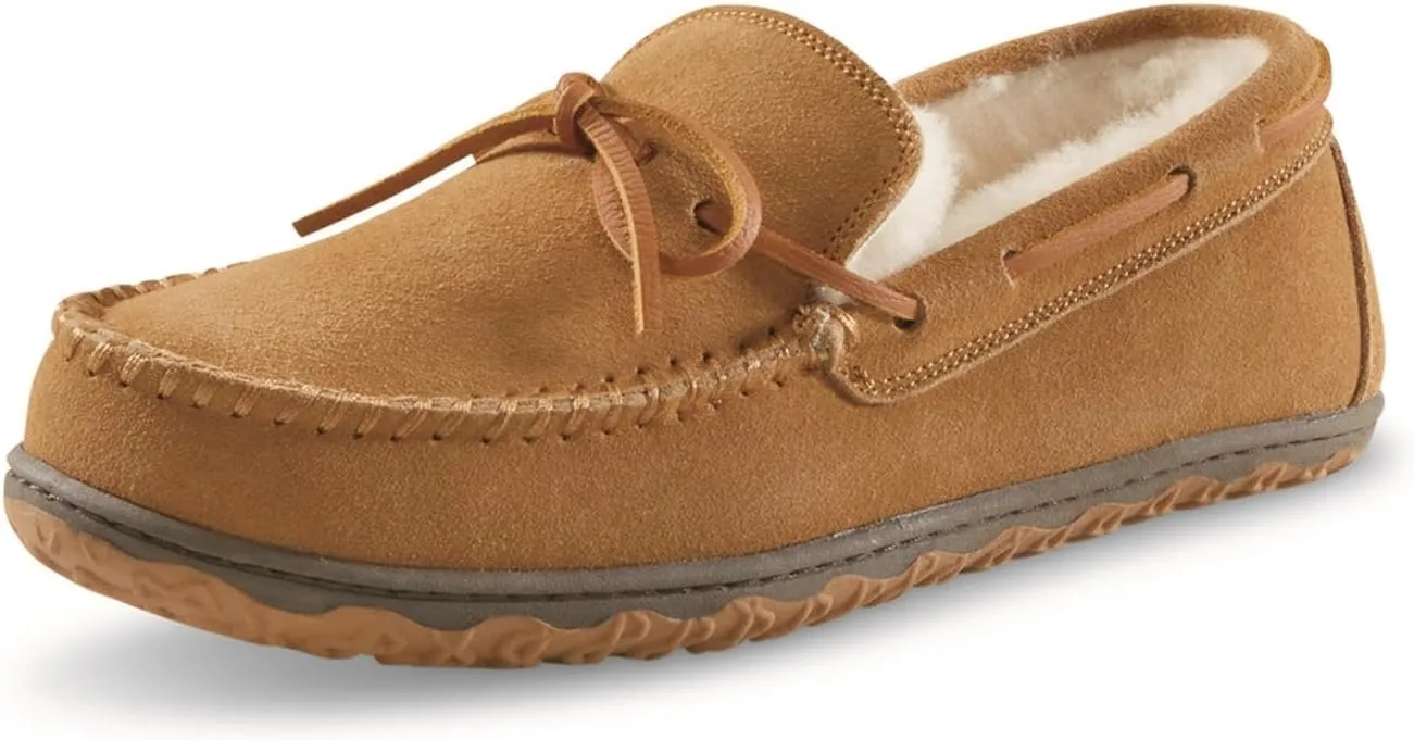Guide Gear Men's Shearling Moc Slippers