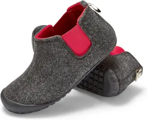 Gumbies Brumby Boot Slippers for Indoors and Outdoors, Eco-friendly Felt Uppers, Elasticated Sides, Recycled Rubber Outsoles - Comfort Guaranteed